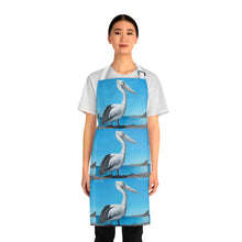 Load image into Gallery viewer, Apron - lightweight, silky finish 100% polyester, two front pockets. Many original artwork designs by Kerry Sandhu Art
