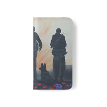 Load image into Gallery viewer, The Dust of Uruzgan (with Poppies) - PHONE CASE WALLET for Samsung &amp; iPhones - Designed from original Anzac Day artwork
