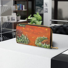 Load image into Gallery viewer, Pockets for cash, c/cards, coins, &amp; more. Stylish faux leather, lots of original artworks by Kerry Sandhu Art to choose from
