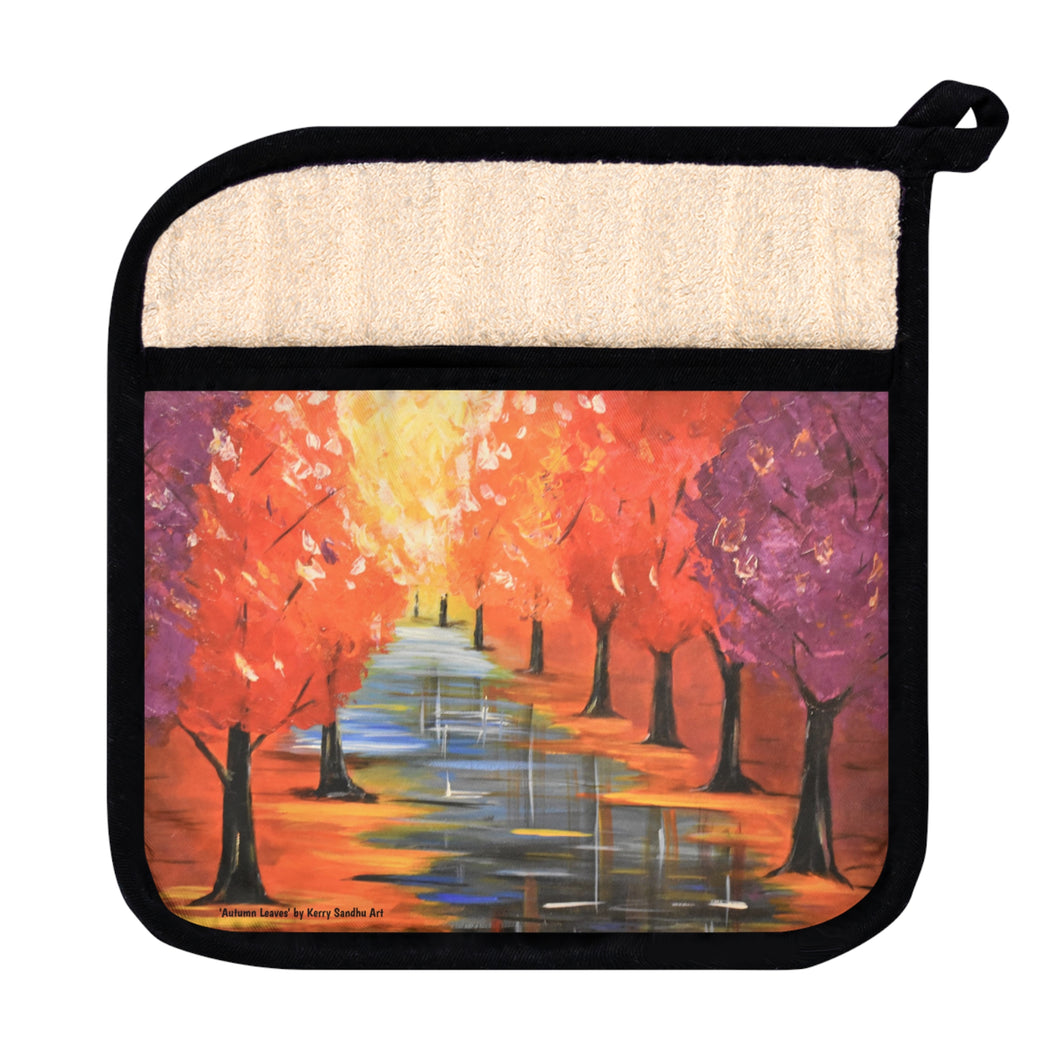Autumn Leaves - POT HOLDER - Designed from original ANZAC Day artwork
