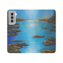 Load image into Gallery viewer, Moon River - PHONE CASE WALLET for Samsung &amp; iPhones - by Kerry Sandhu Art
