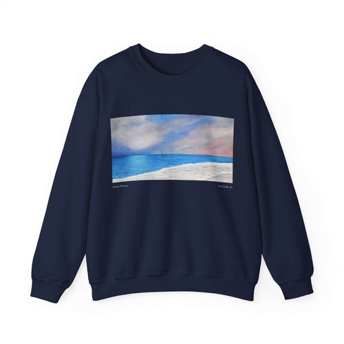 Sweatshirt 50/50 Cotton/Polyester, Medium-heavy fabric, Loose fit, true to size, Original art designs by Kerry Sandhu Art