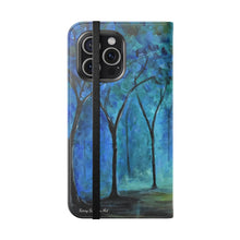 Load image into Gallery viewer, Forest of Light - PHONE CASE WALLET - by Kerry Sandhu Art
