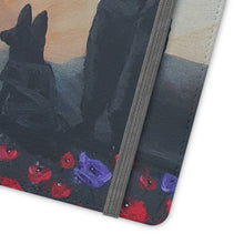 Load image into Gallery viewer, The Dust of Uruzgan (with Poppies) - PHONE CASE WALLET for Samsung &amp; iPhones - Designed from original Anzac Day artwork
