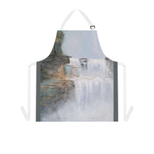 Load image into Gallery viewer, Apron - lightweight, silky finish 100% polyester, two front pockets. Many original artwork designs by Kerry Sandhu Art
