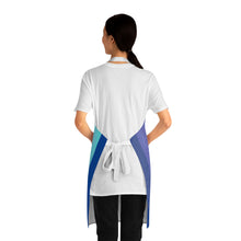 Load image into Gallery viewer, Apron - lightweight, silky finish 100% polyester, two front pockets. Many original artwork designs by Kerry Sandhu Art
