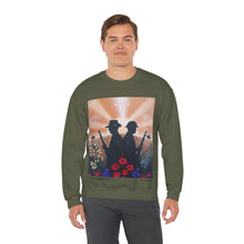 Load image into Gallery viewer, Spirit of the A N Z A Cs - Crewneck SWEATSHIRT - Tribute to Australian and New Zealand Service Personnel
