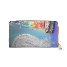Load image into Gallery viewer, Angels Brought Me Here - ZIPPER WALLET - Designed from original artwork

