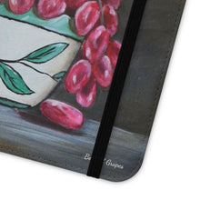 Load image into Gallery viewer, Bowl of Grapes - PHONE CASE WALLET for Samsung &amp; iPhones - by Kerry Sandhu Art
