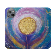 Load image into Gallery viewer, Flower of Gratitude - PHONE CASE WALLET - by Kerry Sandhu Art
