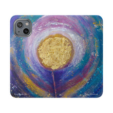 Load image into Gallery viewer, Flower of Gratitude - PHONE CASE WALLET - by Kerry Sandhu Art
