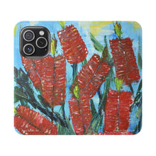 Load image into Gallery viewer, Rustic Bottle Brush - PHONE CASE WALLET - by Kerry Sandhu Art
