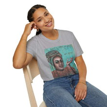 Load image into Gallery viewer, T-Shirt made from very soft materials, no side seams. Feels like bliss to wear! Many designs by Kerry Sandhu Art
