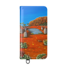 Load image into Gallery viewer, Beds Are Burning - PHONE CASE WALLET - by Kerry Sandhu Art
