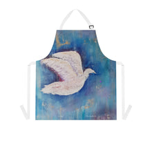 Load image into Gallery viewer, Apron - lightweight, silky finish 100% polyester, two front pockets. Many original artwork designs by Kerry Sandhu Art
