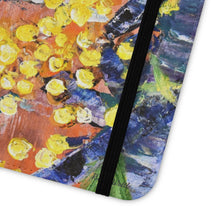 Load image into Gallery viewer, Rustic Wattle - PHONE CASE WALLET for Samsung &amp; iPhones - by Kerry Sandhu Art
