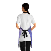 Load image into Gallery viewer, Apron - lightweight, silky finish 100% polyester, two front pockets. Many original artwork designs by Kerry Sandhu Art
