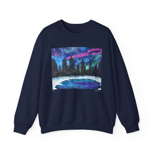 Sweatshirt 50/50 Cotton/Polyester, Medium-heavy fabric, Loose fit, true to size, Original art designs by Kerry Sandhu Art