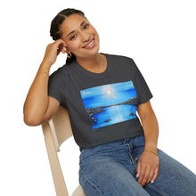 Load image into Gallery viewer, T-Shirt made from very soft materials, no side seams. Feels like bliss to wear! Many designs by Kerry Sandhu Art
