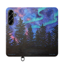 Load image into Gallery viewer, Northern Lights - PHONE CASE WALLET - by Kerry Sandhu Art

