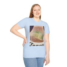 Load image into Gallery viewer, T-Shirt made from very soft materials, no side seams. Feels like bliss to wear! Many designs by Kerry Sandhu Art
