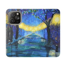 Load image into Gallery viewer, Colours of the Rain - PHONE CASE WALLET - by Kerry Sandhu Art
