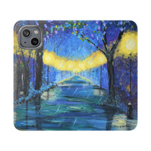 Load image into Gallery viewer, Colours of the Rain - PHONE CASE WALLET - by Kerry Sandhu Art
