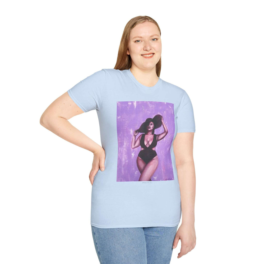T-Shirt made from very soft materials, no side seams. Feels like bliss to wear! Many designs by Kerry Sandhu Art