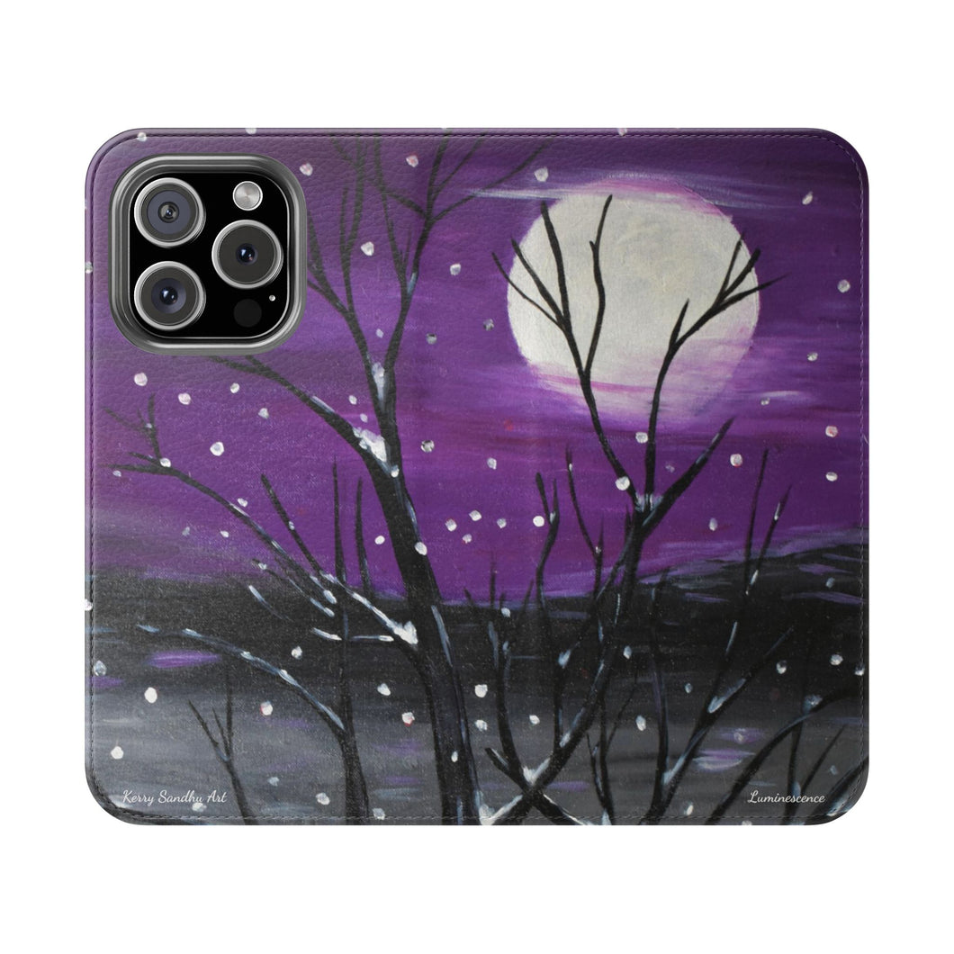 Luminescence - PHONE CASE WALLET - by Kerry Sandhu Art