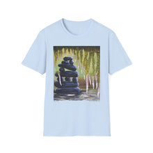 Load image into Gallery viewer, T-Shirt made from very soft materials, no side seams. Feels like bliss to wear! Many designs by Kerry Sandhu Art
