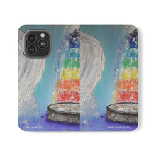 Load image into Gallery viewer, Angels Brought Me Here - PHONE CASE WALLET - by Kerry Sandhu Art
