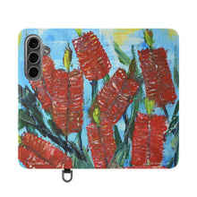 Load image into Gallery viewer, Rustic Bottle Brush - PHONE CASE WALLET - by Kerry Sandhu Art
