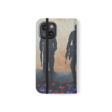 Load image into Gallery viewer, The Dust of Uruzgan (with Poppies) - PHONE CASE WALLET - by Kerry Sandhu Art
