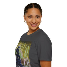 Load image into Gallery viewer, T-Shirt made from very soft materials, no side seams. Feels like bliss to wear! Many designs by Kerry Sandhu Art
