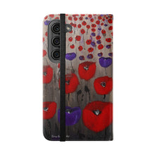 Load image into Gallery viewer, Benedictus (Poppies Only) - PHONE CASE WALLET - by Kerry Sandhu Art
