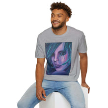 Load image into Gallery viewer, T-Shirt made from very soft materials, no side seams. Feels like bliss to wear! Many designs by Kerry Sandhu Art
