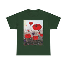 Load image into Gallery viewer, For The Fallen - Unisex HEAVY COTTON TEE - by Kerry Sandhu Art
