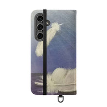 Load image into Gallery viewer, Three Little Birds (Faith) - PHONE CASE WALLET - by Kerry Sandhu Art
