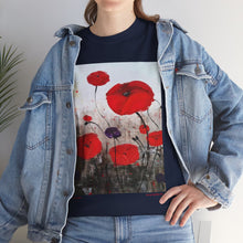 Load image into Gallery viewer, For The Fallen - Unisex HEAVY COTTON TEE - by Kerry Sandhu Art
