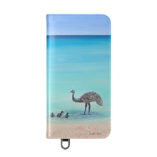 Load image into Gallery viewer, Surfin&#39; Bird - PHONE CASE WALLET for Samsung &amp; iPhones - by Kerry Sandhu Art
