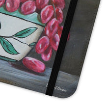 Load image into Gallery viewer, Bowl of Grapes - PHONE CASE WALLET for Samsung &amp; iPhones - by Kerry Sandhu Art
