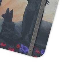 Load image into Gallery viewer, The Dust of Uruzgan (with Poppies) - PHONE CASE WALLET for Samsung &amp; iPhones - Designed from original Anzac Day artwork
