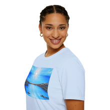 Load image into Gallery viewer, T-Shirt made from very soft materials, no side seams. Feels like bliss to wear! Many designs by Kerry Sandhu Art
