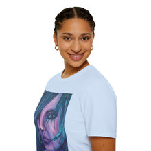 Load image into Gallery viewer, T-Shirt made from very soft materials, no side seams. Feels like bliss to wear! Many designs by Kerry Sandhu Art
