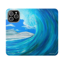 Load image into Gallery viewer, Ride the Wave - PHONE CASE WALLET - by Kerry Sandhu Art

