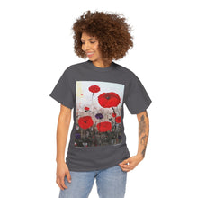Load image into Gallery viewer, For The Fallen - Unisex HEAVY COTTON TEE - by Kerry Sandhu Art
