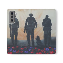 Load image into Gallery viewer, The Dust of Uruzgan (with Poppies) - PHONE CASE WALLET - by Kerry Sandhu Art
