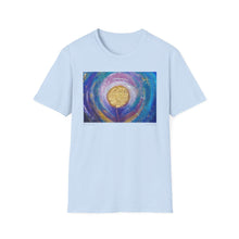 Load image into Gallery viewer, T-Shirt made from very soft materials, no side seams. Feels like bliss to wear! Many designs by Kerry Sandhu Art
