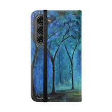 Load image into Gallery viewer, Forest of Light - PHONE CASE WALLET - by Kerry Sandhu Art
