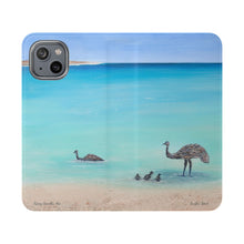 Load image into Gallery viewer, Surfin&#39; Bird - PHONE CASE WALLET for Samsung &amp; iPhones - by Kerry Sandhu Art
